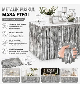Masa Püskülü Gümüş