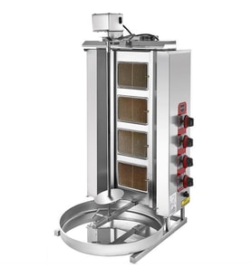 Remta 4 Radyanlı Üstten Motorlu Tüplü (CE) Döner Ocağı (Gri-Gri)