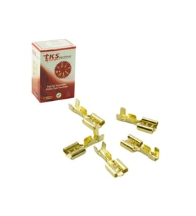 Sarı Kablo Pabuç (sf-2d) (300lük) Paket Fiyatı Dişi Fiş Tırnaklı