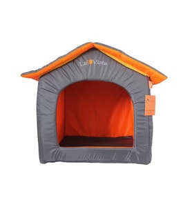 La Vista Dış Mekan Kedi ve KÜÇÜK Köpek Evi Füme 40-45-45cm