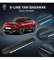 Citroen C4X  S-Line Premium Krom Yan Basamak   2023 Sonrası