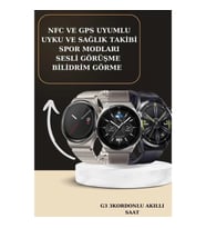 Mey İthalat® Aynalı Bluetooth Kulaklık Yeni Nesil Akıllı Saat Titreşimli Nabız Ölçer Spor Modları