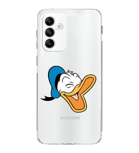 Samsung Galaxy A04s  Kamera korumalı Kapak Donald Duck Tasarımlı  Şeffaf Kılıf