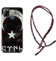 INFINIX Smart 4 5 6 Zero 8 S5 Pro Kılıf Boyun Asklı Rasta Silikon Göktürk 1394