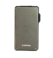 Cohiba Çift Torch Pürmüz Deliclili Gunmetal Metal Puro Çakmağı - TR9479