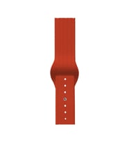 ScHitec 42-49mm Yeni Nesil Apple Uyumlu Akıllı Saat Kordonu Silikon Turuncu