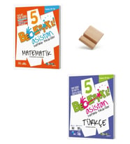 Becerikli Asistan 5. Sınıf Matematik ve Türkçe Haftalık Fasiküller Seti + Telefon Standı