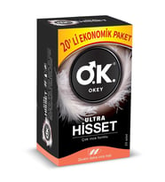 Okey Prezervatif Ultra Hisset 20'li - Ekonomik Paket
