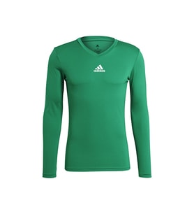 adidas Team Base Tee Erkek Futbol Antrenman Uzun Kollu Tişört GN7504 Yeşil
