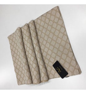 Jakar Dokuma Desen Jakarlı Modal Seri Şal Eşarp Askısı ile Birlikte 75x200 cm Kr