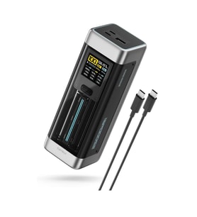 CUKTECH 20 Powerbank 25000 mAh 210 W PD3.1 Hızlı Şarj  3 Port TFT Ekranlı Laptop, MacBook, iPhone, Samsung Uyumlu (Siyah)