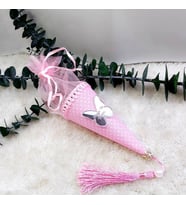30 Adet Külah Pembe Puantiyeli Bebek Mevlüt Şekeri-