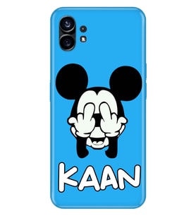 Nothing Phone 1 / 2 Kılıf İsim Yazılı Kişiye Özel Silikon Kapak Model-35 (Çok Renkli)