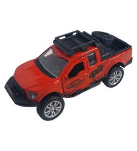 Çek Bırak Metal Arazi Aracı 13 cm - Kırmızı