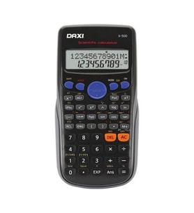 Daxi X-500 Siyah Bilimsel Hesap Makinesi