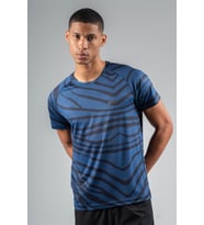 Maraton Regular Erkek Bisiklet Yaka Saks T-shirt