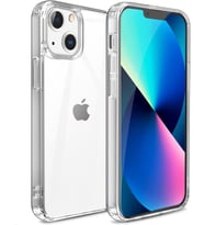 Apple iPhone 13 Kılıf Şeffaf Silikon Hibrit Case (Renksiz)