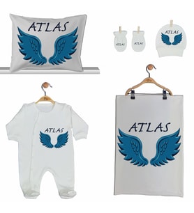 Pia Baby Gl 2204 İsme Özel Beşli Tulum Set