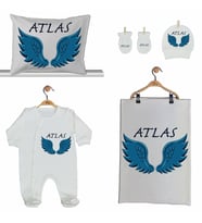 Pia Baby Gl 2204 İsme Özel Beşli Tulum Set