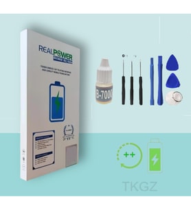 Tkgz - Xiaomi POCO X7 PRO - BM69 - Uyumlu Pil Sıfır Güçlendirilmİş + Tamir Seti + B-7000 - Realpower