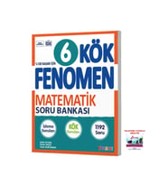 Fenomen Yayıncılık 2025-2026 6. Sınıf KÖK Matematik Soru Bankası Video Çözümlü Güncel Müfredat (Çok Renkli)