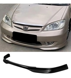 Honda Civic Vtec2 Typer Ön Ek Karlık Mat Siyah Plastik 2004 2003 2006 Makyajlı Kasa karlık+bodykit+ek