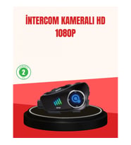 Mey İthalat® Q28 Kameralı Motosiklet Kask Kulaklık Bluetooth 5.3 Su Geçirmez 1080P HD