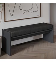 Pearl Bench – Modern Tasarım Antre, Mutfak, Yatak Odası, Balkon Oturma Bankı, Kolay Kurulum (Antrasit)