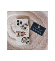 Samsung Galaxy A53 Uyumlu Powerpuff Girls Tüm Karakterler Tasarımlı Şeffaf Kılıf