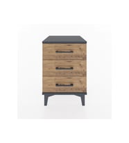 Hyperion Komodin 3 Çekmeceli 44x44x64 Antrasit-Çam