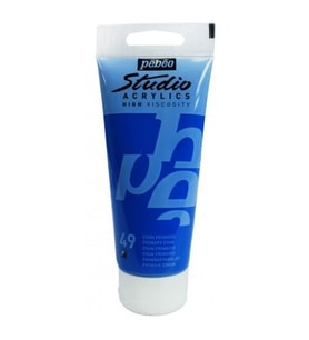Pebeo Studio Akrilik Boya 100 ml. 49 Primary Cyan 