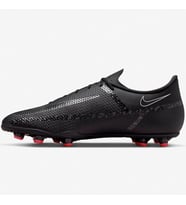 Nike Phantom G. T. 2 Club F. G. / M. G. Unisex Soccer Shoes Siyah Kırmızı Krampon