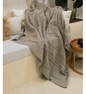 Koza Home Trenza Vizon Tek Kişilik Battaniye 160x220 15036