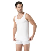 Pierre Cardin Erkek Esnek Atlet Boxer Takımı (Beyaz)