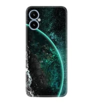 X5 Kılıf Resimli Desenli Silikon Platinium Series Green World 1856