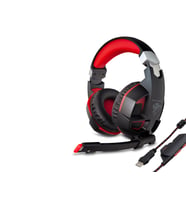 G59 Kulaklık Usb 7.1 Ps4 Uyumlu Led - Siyah Kırmızı