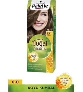 Palette Natural Doğal Renkler Saç Boyası 6-0 Koyu Kumral