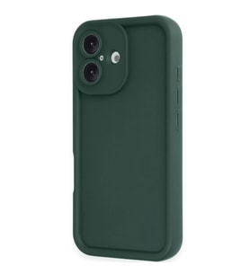Iphone 16 Kılıf Viera Silikon - Koyu Yeşil