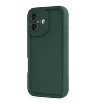 Iphone 16 Kılıf Viera Silikon - Koyu Yeşil