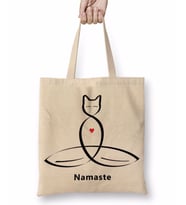 Yoga Namaste Bez Çanta Uzun Saplı