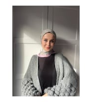 Çiçek Baharı Desen Bambu Eşarp