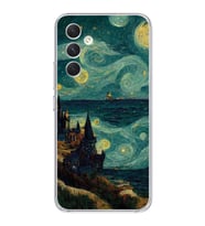 Samsung Galaxy A16 Uyumlu Van Gogh Tasarımlı Şeffaf Telefon Kılıfı