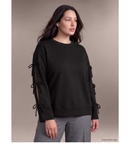 LCW Curve Siyah Büyük Beden Kadın Sweatshirt