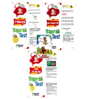 3.Sınıf Bilgiseli Türkçe-Matematik-Fen Bilimleri Yaprak Test (Karışık)