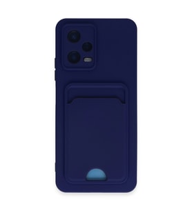 Xiaomi Poco X5 5g Kılıf Kelvin Kartvizitli Silikon - Lacivert