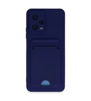 Xiaomi Poco X5 5g Kılıf Kelvin Kartvizitli Silikon - Lacivert