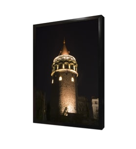 Galata Kulesi Çerçeveli Mdf Tablo