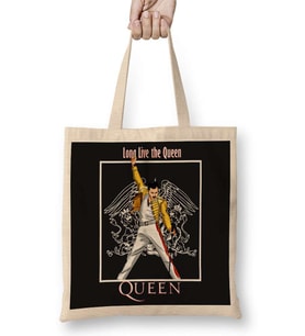 Queen Freddie Mercury Bez Çanta Uzun Saplı