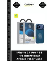 iPhone 17 Pro / 18 Pro Interstellar Aramid Fiber Case Modern Kap Cihaz Koruma Tarz Kapak