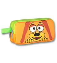 Ümit Çanta Cennec Sevimli Köpek Kalem Çantası - Sarı-Yeşil - Erkek Çocuk (Çok Renkli)